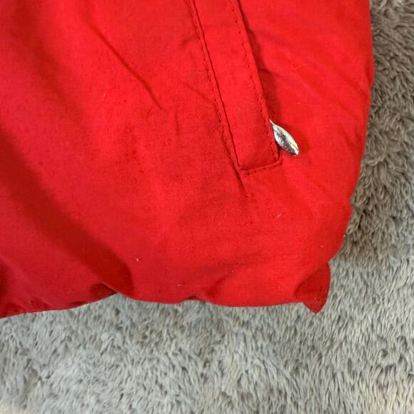 Vintage LL Bean Red Gray Reversible Nylon Down Puffer Vest S Small Women - Picture 8 of 15